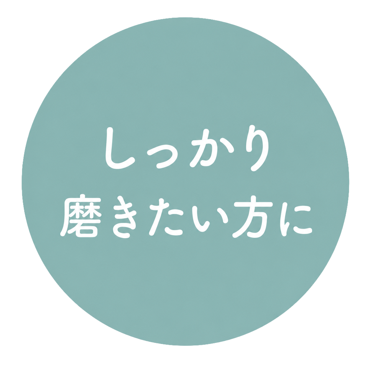 しっかり磨きたい方に